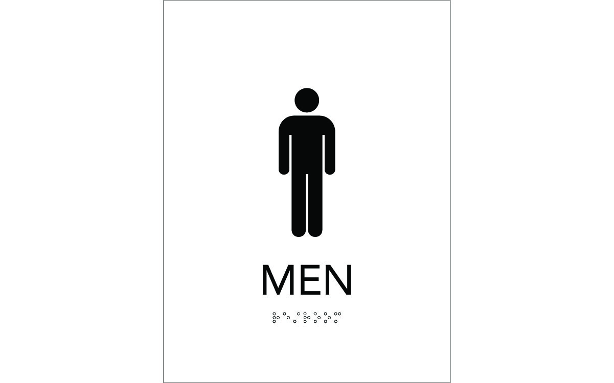 6x8 Mens Restroom