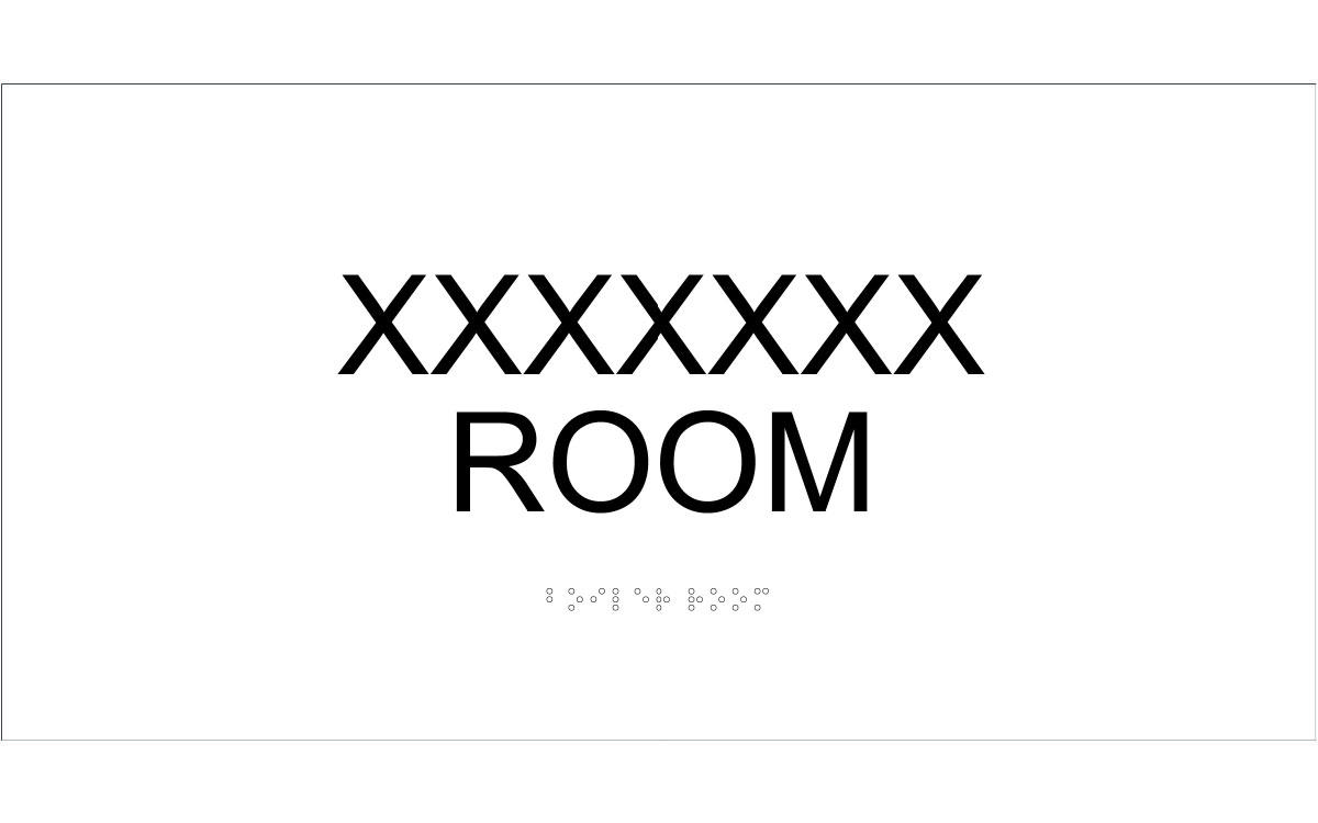 4x8 Room ID Signs